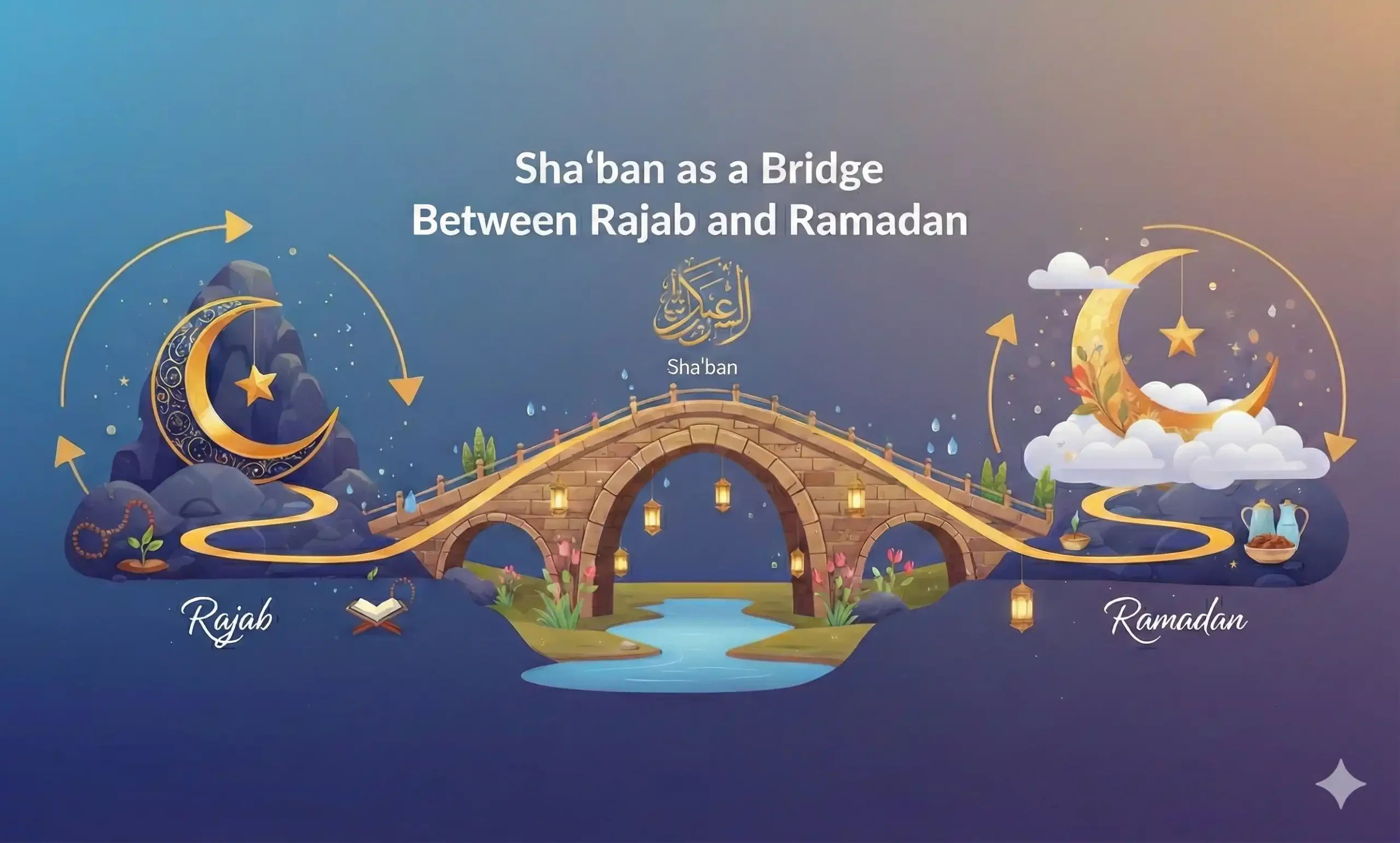 shaban as a bridge between rajab and ramadan